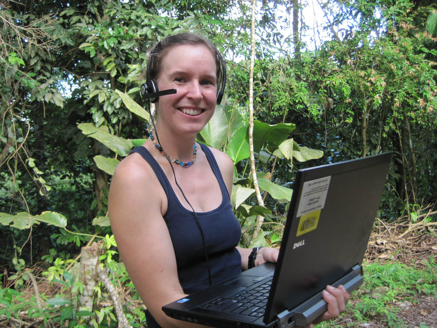 Students videoconference with scientists in Panama jungle